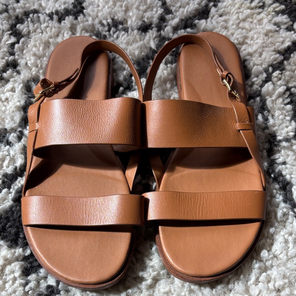 Cole Haan Tan Leather Sandals
